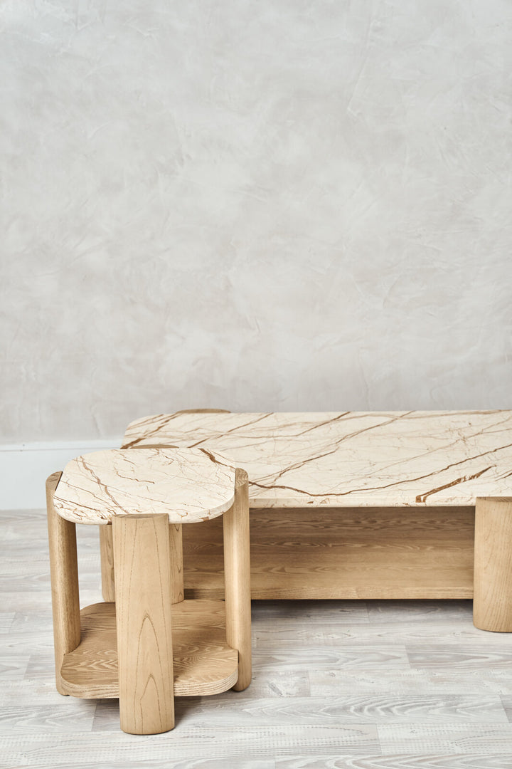 Dawn Marble Side Table