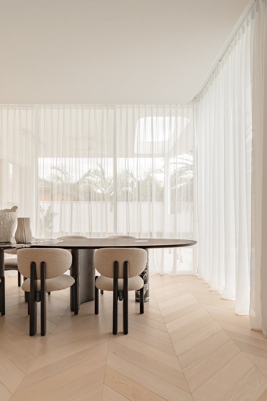 Xander Dining Table - Truffle