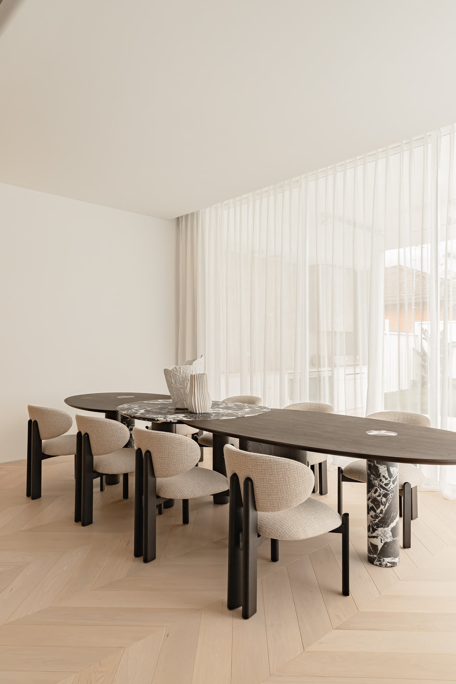 Xander Dining Table - Truffle