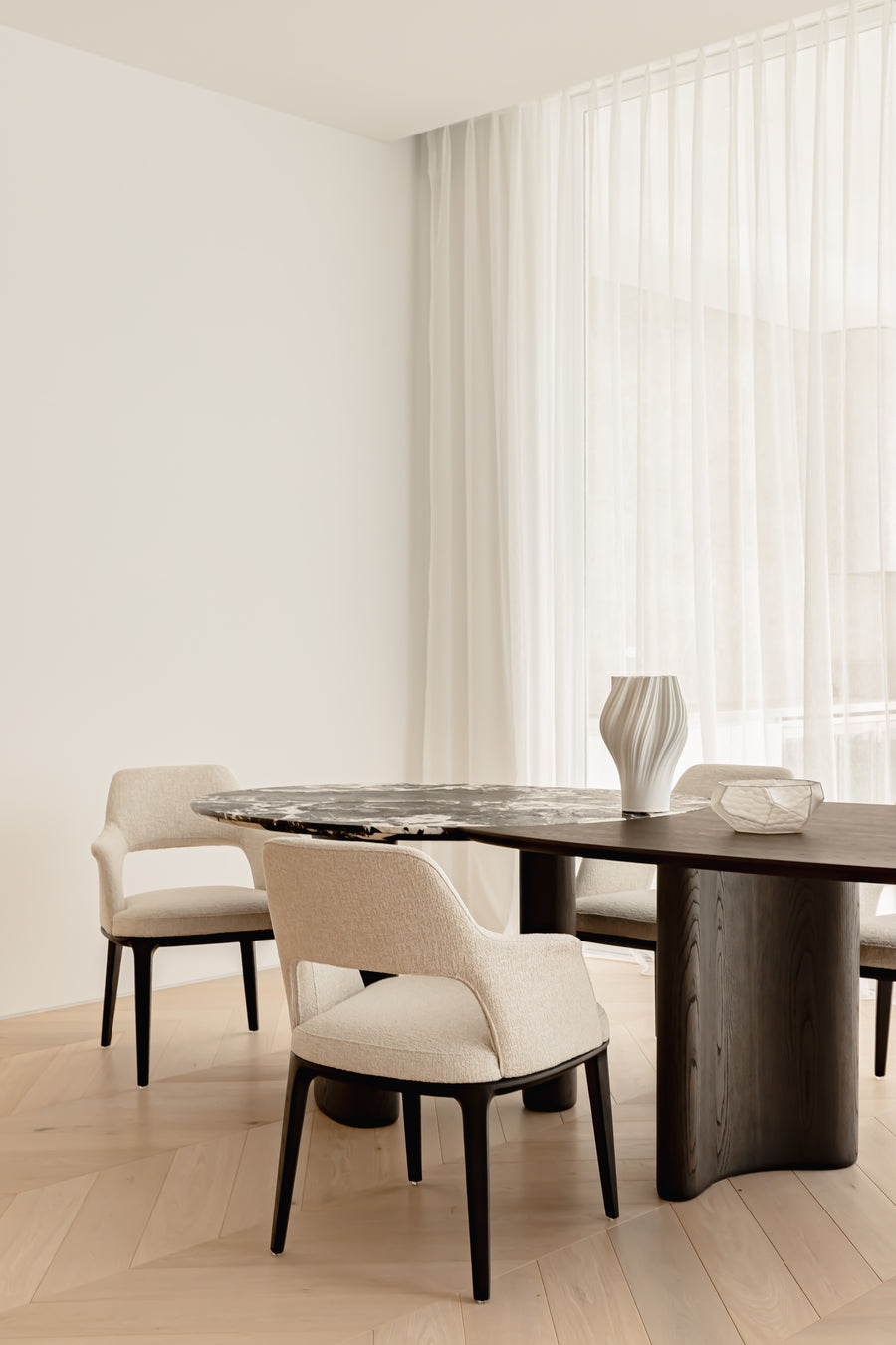 Xander Dining Table - Truffle